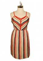 Candy Striper Dress - Red