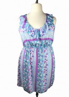 Floral Sundress - Blue