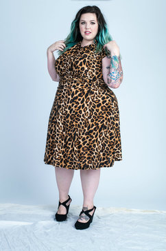 The Dame Dress - Leopard