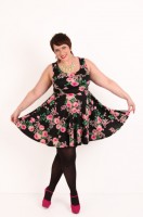 Blooming Magnolia Skater Dress