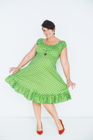 Sweet South Swing Dress- Sweet Pea
