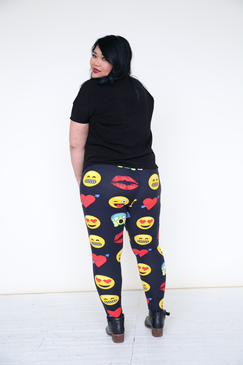 Pure Magic Microfiber Legging - Emoji-nius