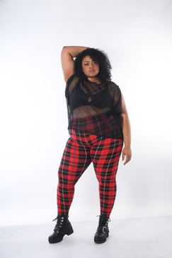 Pure Magic Microfiber Legging - Perfect Plaid