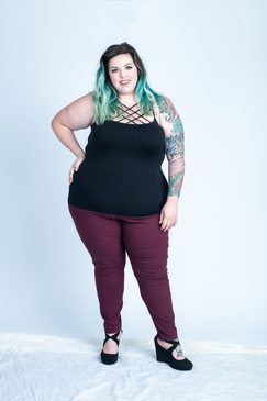 Teggings Cage Tank - Black