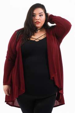 Under the Leather Cardigan - Pinot