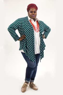 Drop a Line Cardigan - Emerald