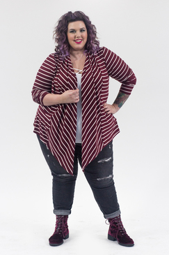 Drop a Line Cardigan - Pinot