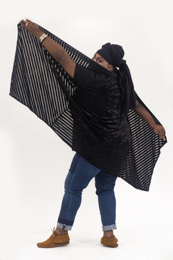 Drape Yourself Vest - Shadow Stripes