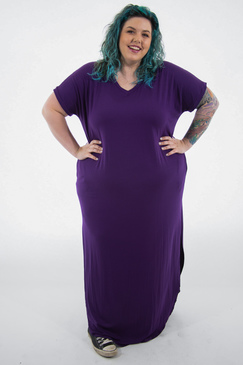 The Most Perfect Maxi - Eggplant