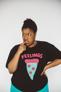 (Pizza) Feelings Tee by Seibei