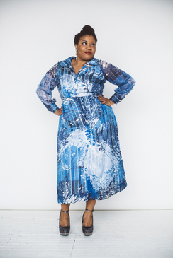 Vintage Sea Spray Shirtdress
