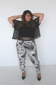 Nightshade Netting Crop Top
